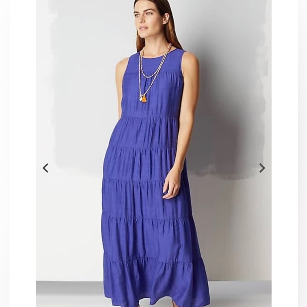 NWOT J.Jill A-Line Tiered Maxi Dress Size 3X